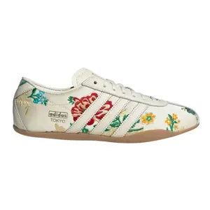Adidas Tokyo Cream White Floral Embroidery Women's Sneakers JQ1687 Trainers Ballet Dance Fashion Running Walking Shoes Sports Athletic Casual Closed Footwear