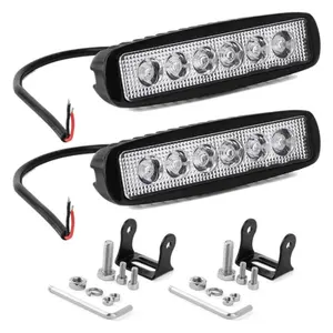 2-Pack 6-Inch 42W Ultra-Thin LED Work Lights – Spot Beam Driving Pods, 12V/24V Off-Road Fog Lamps for Truck, Tractor, Boat, 4x4, SUV, ATV, Excavator    #CarEssential    #AutoUpgrade