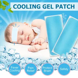 2/10/20Pcs Baby Cooling Patches for Fever Discomfort & Pain Relief, Kids Adults Cooling Relief Fever Reducer Sticker for Summer Healthcare Gel