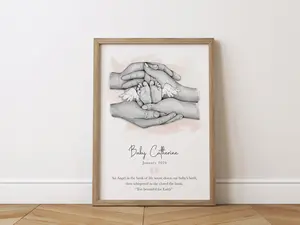 Personalised Angel Baby Feet Keepsake | Stillborn Baby | Miscarriage Memorial | Miscarriage Memories | Baby Angel | Baby Loss