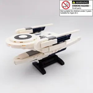 ‌Galactic Voyager Starship Building Blocks 262pcs with Display Stand STEM Toy Holiday Gift Box Packaging Age 6+