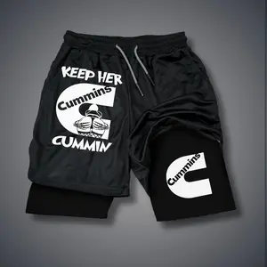 Sexy Clothing Double-Layer Sports Shorts Graphic Shorts Black Shorts Camo Shorts Streetwear Shorts Men Outfits Men Short Shorts Vacation Outfits Shorts