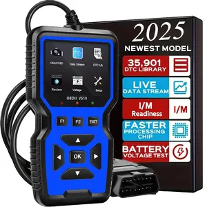 V519 Car OBD2 Scanner Diagnostic Tool Code Reader, automotive repair tool, Data Stream, I/M Readiness, Voltage Test, O2 test for All Cars Since 1996+