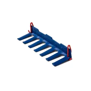 753 Sports Baseball/Softball Bat Rack - Holds 12 Bats Indoor/Outdoor - High-Quality Polymer with Secure Hook System, Portable Design, Suitable for All Ages