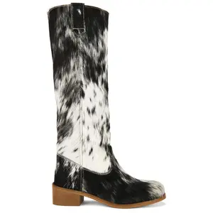 Dico Copenhagen Ann Gaucho Boot in Black & White