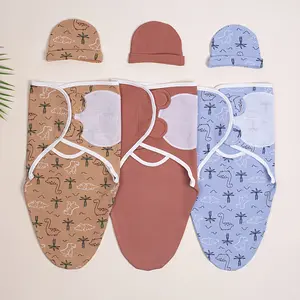 3 Pack Newborn Swaddle Blankets Set – Soft Skin-Friendly Wraps for Preemie & Newborn Babies, Breathable Absorbent Bedding with Anti-Startle Design