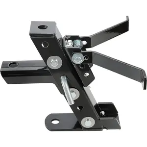 Heavy Duty Adjustable Lawn Mower Trailer Towing Hitch, Garden Tractor Hitch Steel Compatible with John Deere Cub Cadet Craftsman