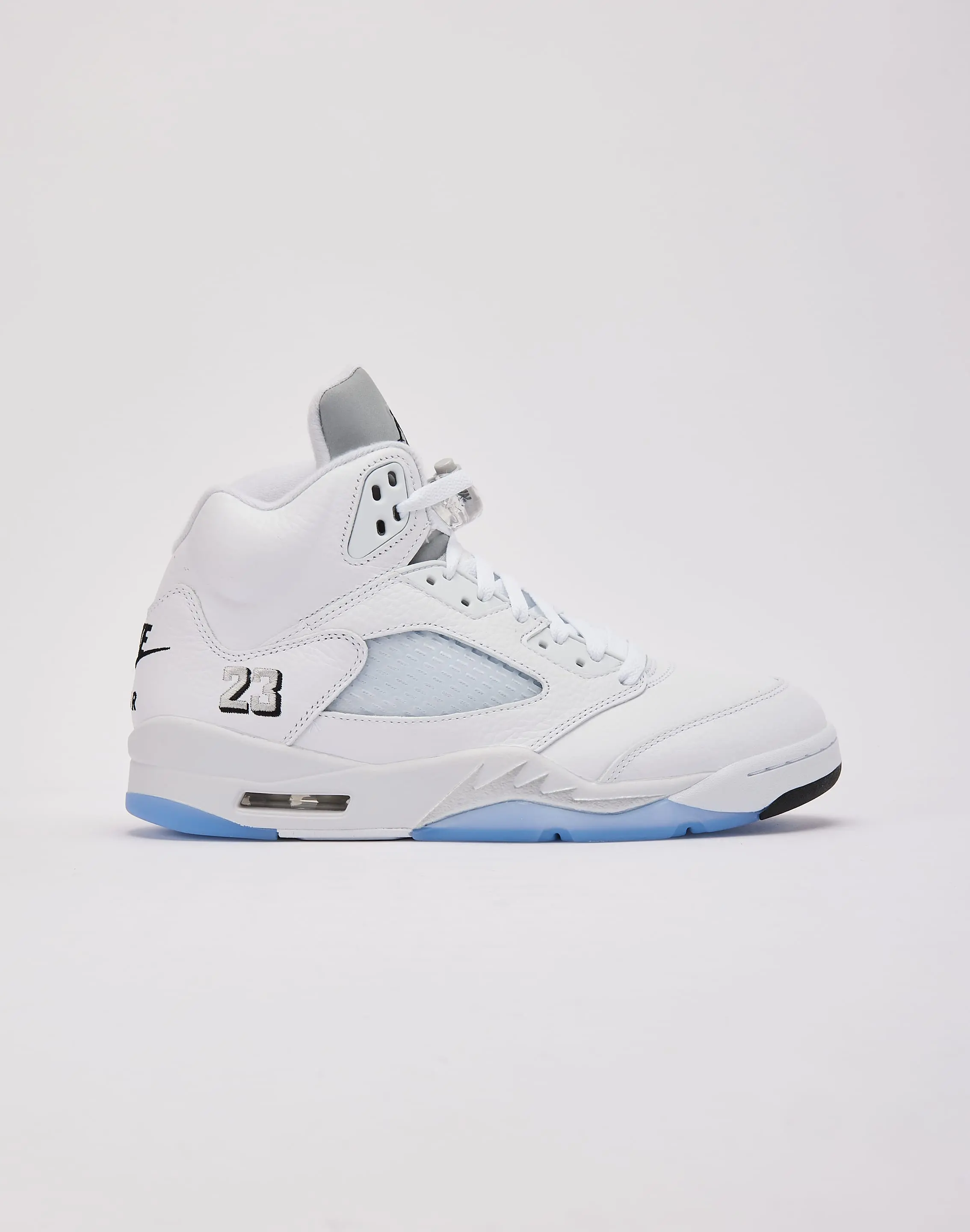 Mens Jordan Air Jordan 5 Retro 'White Metallic'