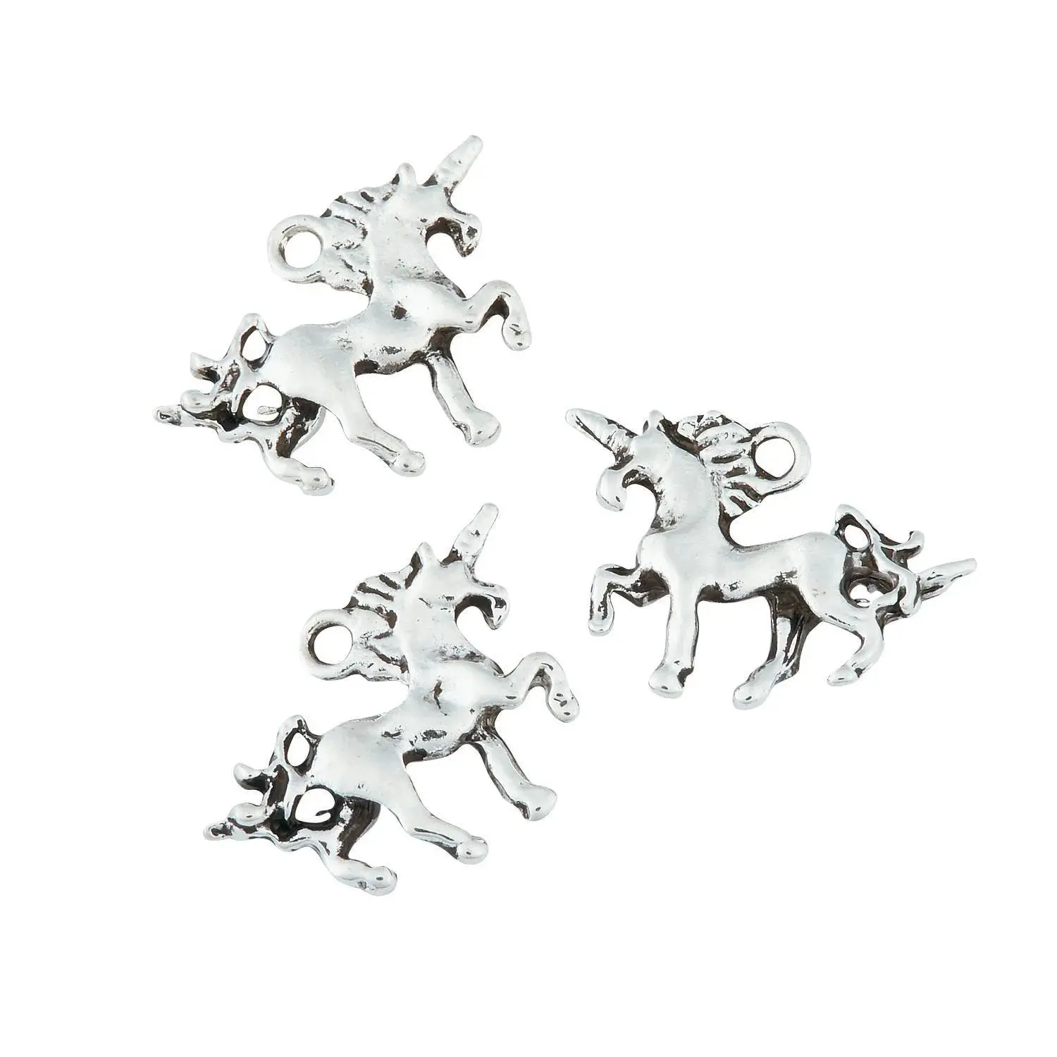 Unicorn Charms, Craft Supplies, 12 Pieces