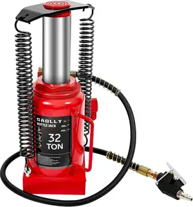 Air Hydraulic Bottle Jack 32 Ton 66600 lbs with 10.43''-19.88'' Lifting Range & Manual Hand Pump for Pickup Truck RV Auto Repair