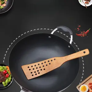 Wooden Spatula, 1 Count Non-stick Wooden Turner, Durable Slotted Spatula for Easy Flipping, Essential Kitchenware, Kitchen Cooking Accessories, Kitchen Gadget, Utensils, Wooden Cooking Tools