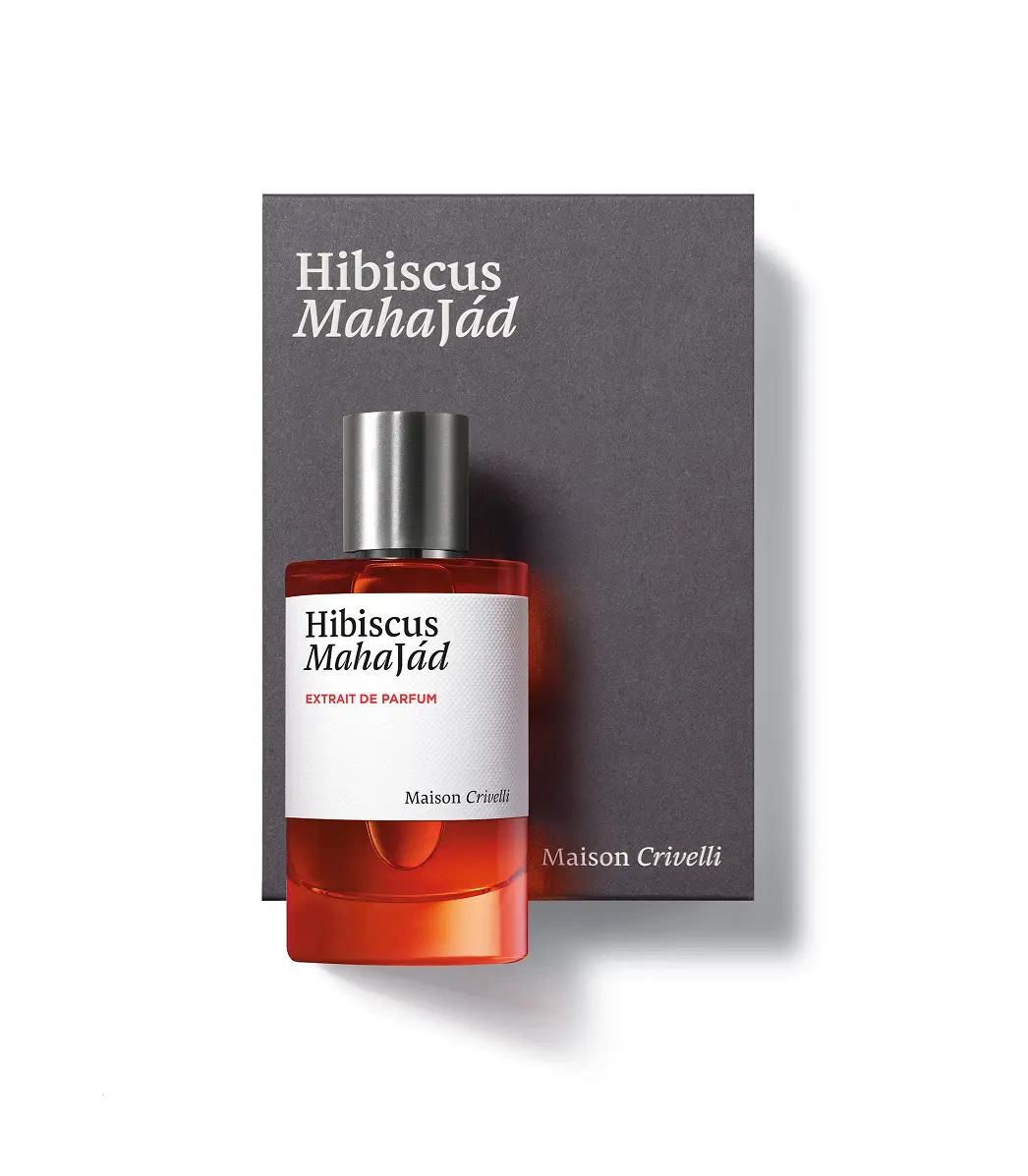 Maison Crivelli Hibiscus Mahajad Extrait de Parfum, Floral Leather Unisex Fragrance, 3.4 fl oz / 100 mL
