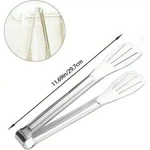 Serving Tongs Kitchen Tongs, Utensils, Kitchen Cooking Accessories, Buffet Tongs, Stainless Steel Food Tong Serving Tong,small tongs 1 Pack