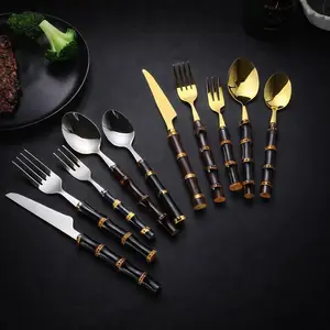 Monaco Bamboo Flatware (5-Piece Set)