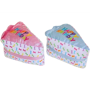 Pink Birthday Cake Squeaky Toy