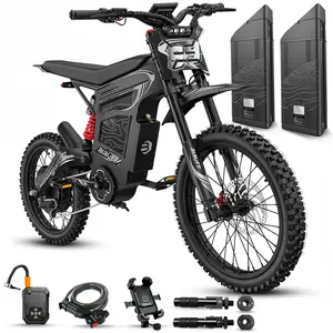 BIBUFF GT600 adult electric bike, 72V 30Ah removable battery, 7500W peak power, top speed 55 mph, range 80 miles, supports 500 lbs, Two batteries, double the battery life, easy to swap，2-in-1 Pedal System，A bike two modes hydraulic brakes, 2-year warranty