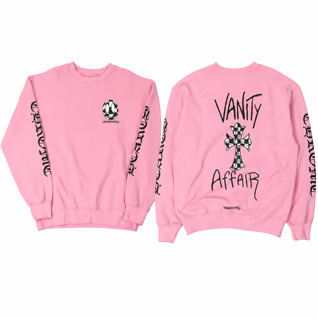 Chrome Hearts Vanity Affair Checkered Cross Sweatshirt