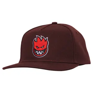 Spitfire Wheels Hat Bighead Fill Snapback Dark Red/Red