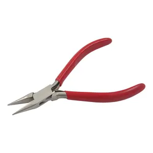 Smooth jaws, without double leaf spring, PVC handles