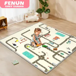 Foldable Baby Play Mat, Travel, Indoor and Outdoor Mat, Tummy Time and Crawling Mat for Infants, Babies, Toddlers, Easy to Storage and  (47'' X 47'')