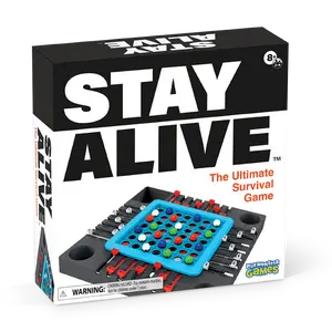 Stay Alive Board Game - Family Game Night, Strategic Game Play, Retro Board Games, The Ultimate Survival, Multi-Player, for Kids, Ages 8+