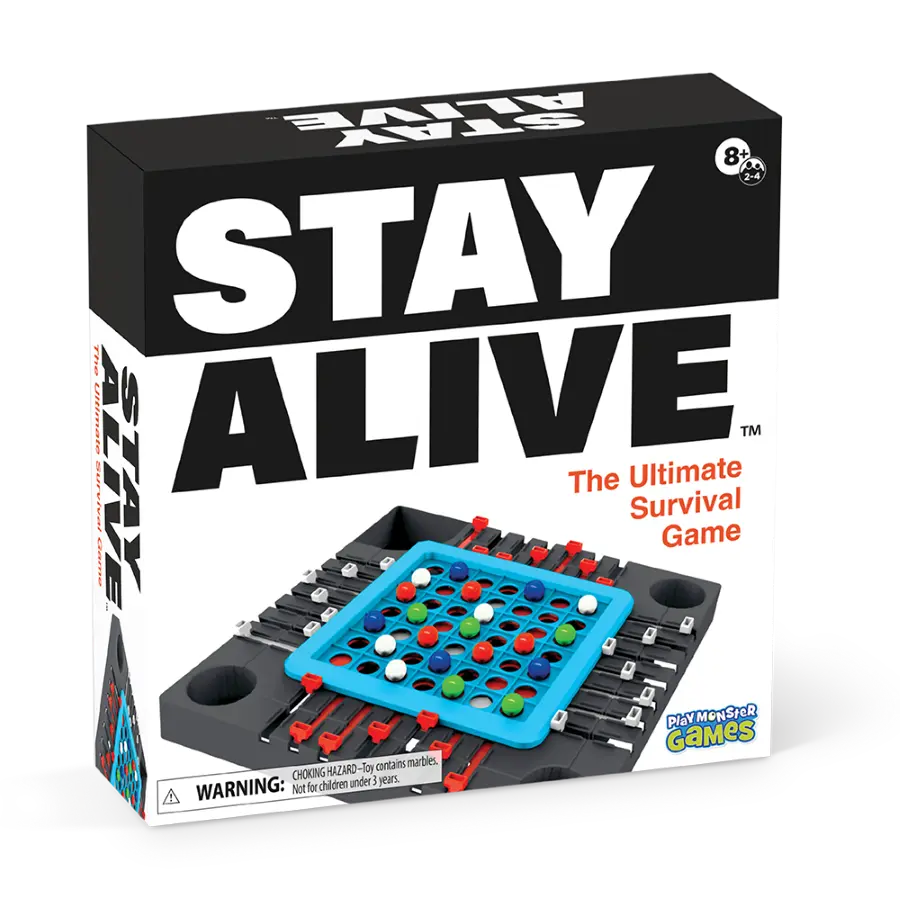 Stay Alive Board Game - Family Game Night, Strategic Game Play, Retro Board Games, The Ultimate Survival, Multi-Player, for Kids, Ages 8+
