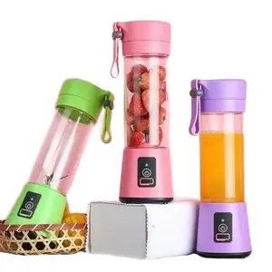 Az Blender Portable USB Rechargeable Juicer with 3 Color Options - Green, Pink, Purple - Perfect for On-the-Go Use