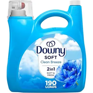 190 Loads 140 fl oz Liquid Fabric Softener, Clean Breeze Scent