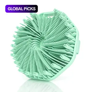 Silicone Bath Brush, Shower Scrubber, Shower Exfoliator, Bath Body Brush, Body Scrubber, Body Back Scrubber, Exfoliating Shower Brush, Bathroom Accessories, Household Bathing Tool, Bathroom Supplies #GLOBAL PICKS