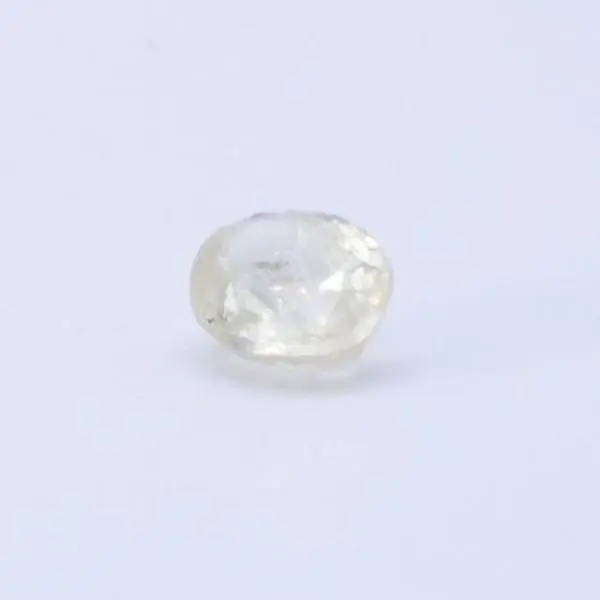 0.6ct Yellow Sapphire Feather Oval Shape (5.8x4.5x2.7 mm) Unheated gemstone from Sri Lanka