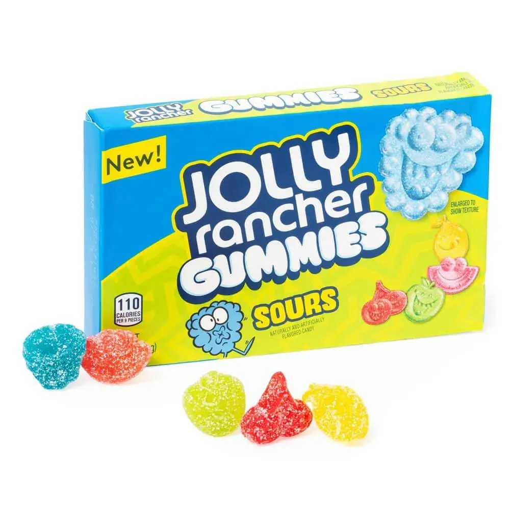 Jolly Rancher Sour Gummies 3.5-Ounce Box: 11-Piece Box Jolly Rancher Sour Gummies 3.5-Ounce Box: 11-Piece Box