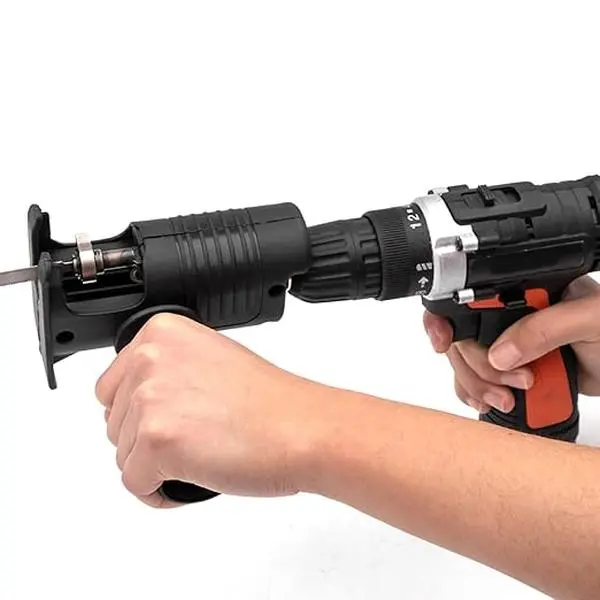 Electric Drill to Portable Saw Converter Accessory, Power Tool Multitool with Handle for Jigsaw Functionality