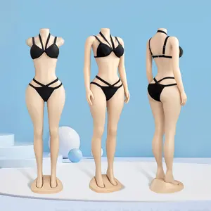 Curvy bbl Full body woman mannequin plus size whole female big hip plastic manikin for clothes display with base