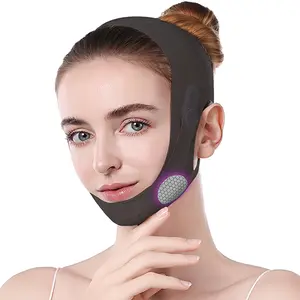 Chin Strap for Sleeping，Reusable V-Line Mask for Women Face Lifting M ade w & Breathable Cooling Fabric