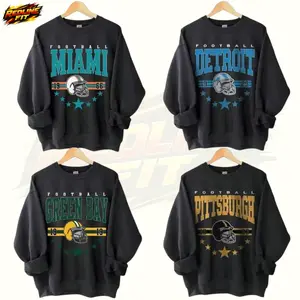 Vintage90s All Team Football Oversized 90s Black Sweatshirt, Hometown Football Sweatshirt, Football Vintage Custom All Teams Sweatshirt, Vintage Graphic Tees, Sport Graphic Shirts, Unisex Sweatshirts