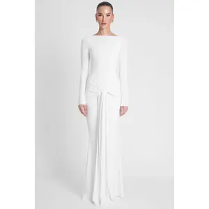 Oasis Knot Maxi Dress - White