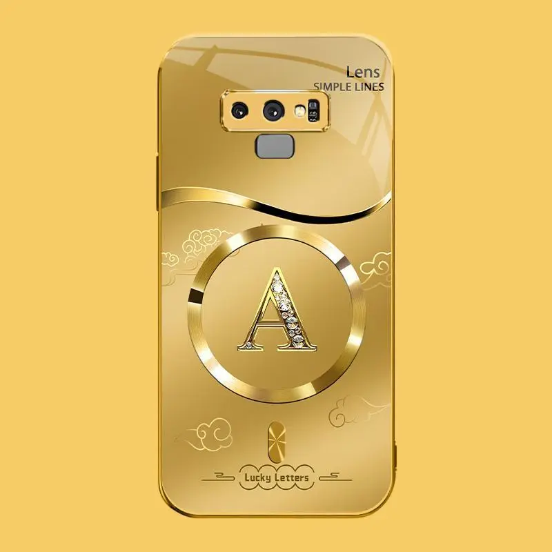 High-End MagSafe Smartphone Case for Galaxy Note9 - Handheld Cellphone Protection with Magnetic Attachment, Exquisite Printed Pattern (Not 3D Diamonds) for Devices, YM99