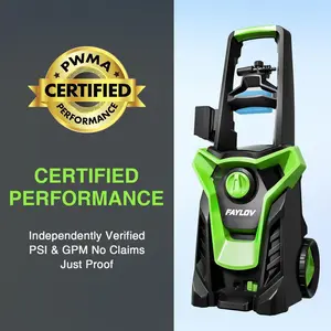 Upgraded Pressure Washer, Portable Power Washer, 4 Quick-Connect Nozzles, High Pressure Cleaner for Car Washing, Driveway, Patio, Deck