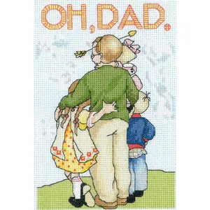 Oh Dad! Counted Cross Stitch Kit