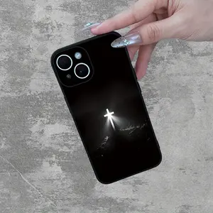 Cross Pattern Shockproof Case for iPhone 15/15 Plus/15 Pro/15 Pro Max/11-16 Promax, Cover, Accessories, Simple Design, Perfect Gift