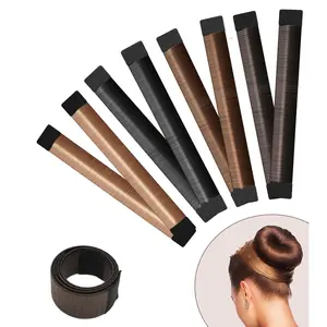 Hair Bun Maker 4 Pcs, Magic Donut for Kids & Women |   DIY Shaper for Easy Ballerina Hairstyles |   Donuts for Long Hair