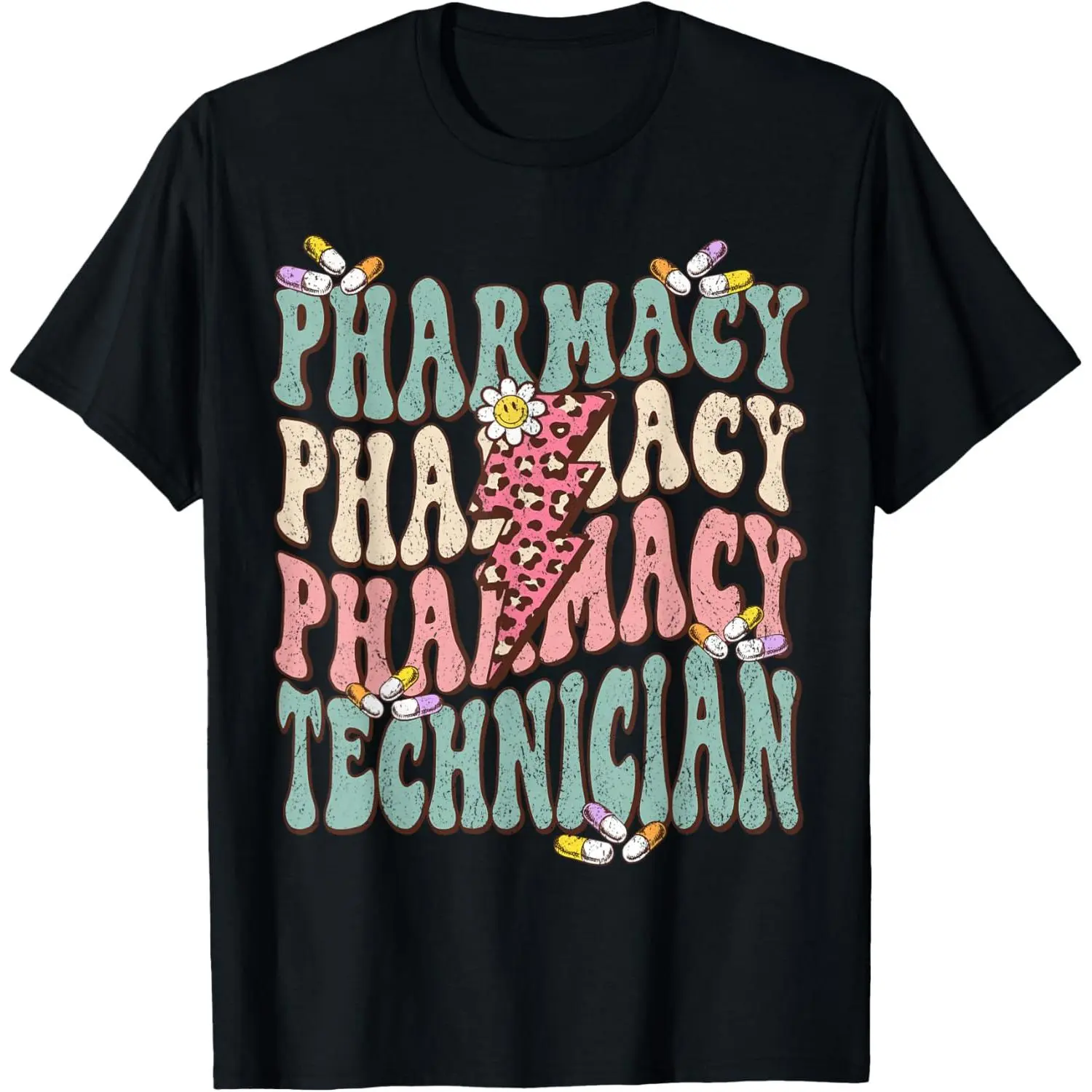 100% Cotton Pharmacy Technician CPHT School Pharmacist Tech Assistant T-Shirt