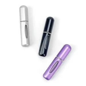 3pcs 5ML Refillable Perfume Atomizer Travel, Portable Mini Pocket Perfume Small Mister Spray Bottle for Travel Accessories Tin Canister Organiser