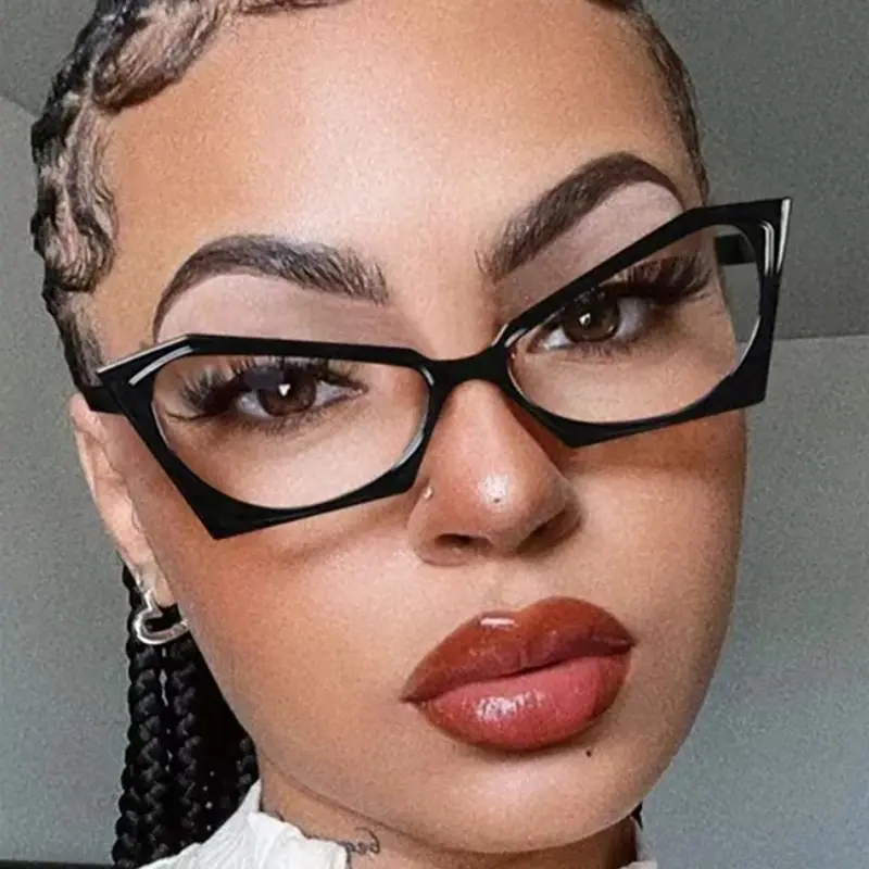 Butterfly Shape Women's Flat Mirror New Y2K Decorative Glasses, Stylish Accessory for Daily Use, Trendy Frames Fashion Eyewear, Trending Glasses, Casual Stylish Glasses