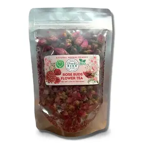 Dried Rose Bud Flower Tea Natural Herbal Tea Traditional Herbal 100 g Remedy Health Caffeine-Free