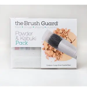 Powder & Kabuki Pack Clear-The Brush Guards-Makeup & Art Brush Shaping & Storage