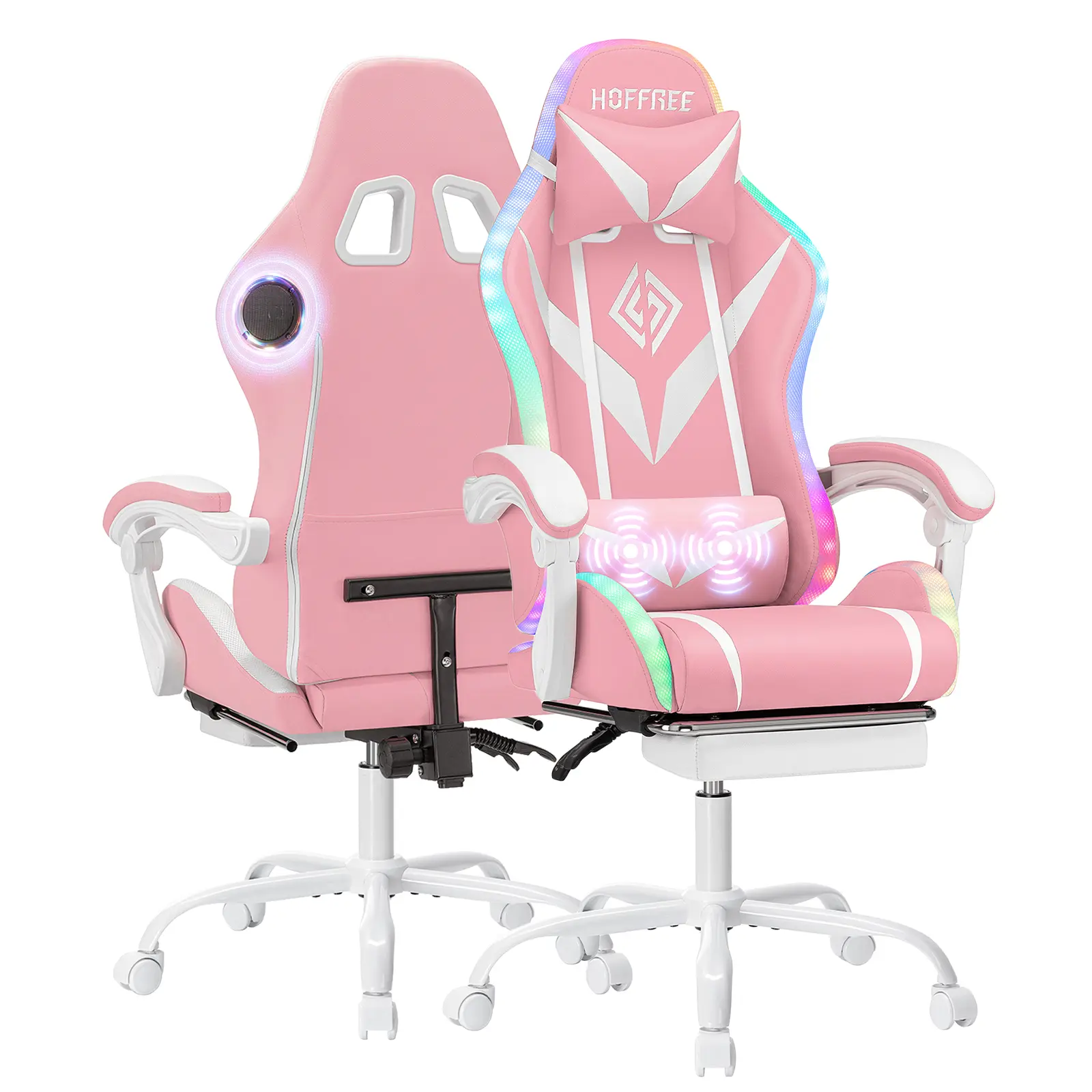 standard size-Pink+White 