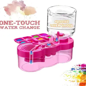 5 in 1 Paint Brush Cleaning Tool, 1 Set Paint Brush Washing Spinner, Paint Brush Cleaning Tool, Art Supplies for Home School Students