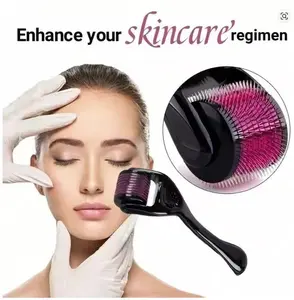 Hair Growth Titanium Derma Roller Microneedle for Face Beard Skin Care Tool