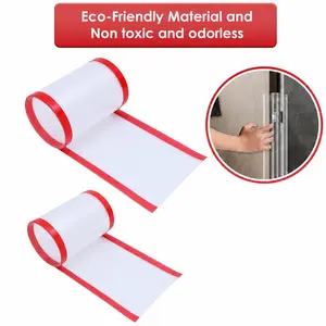 2 Pack of Protect Little Fingers from Door Pinches – Clear Baby Proofing Door Hinge Guard, Heavy Duty Door Jam Shield with 3M Adhesive, No-Drill Finger Safety Protector for Kids, Toddlers, Daycares, Nurseries